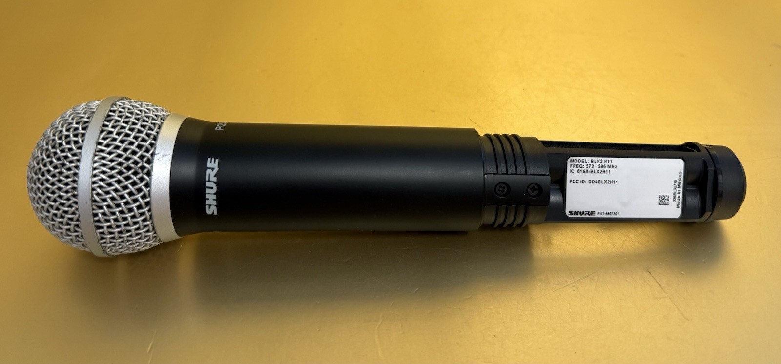 Shure BLX2/PG58 H11 Handheld Wireless Transmitter w/PG58 Cap Band