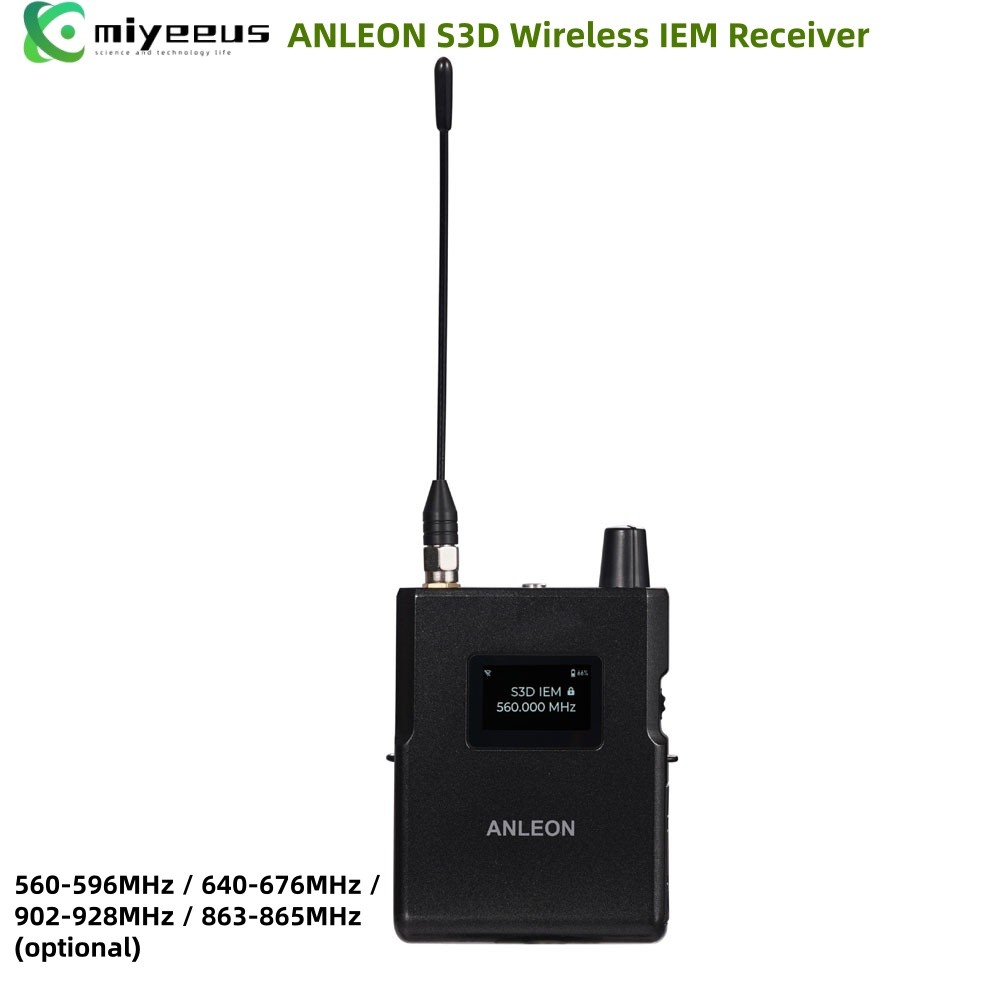 ANLEON S3D Wireless Stereo IEM Beltpack Receiver for S3D Wireless In-Ear Monitor