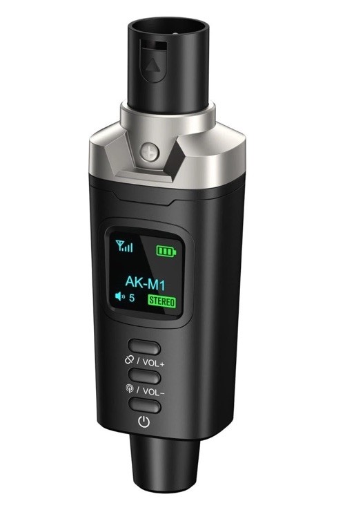 Aokeo AK-M1 XLR Bluetooth Receiver, High-Fidelity 100ft Stable Connection