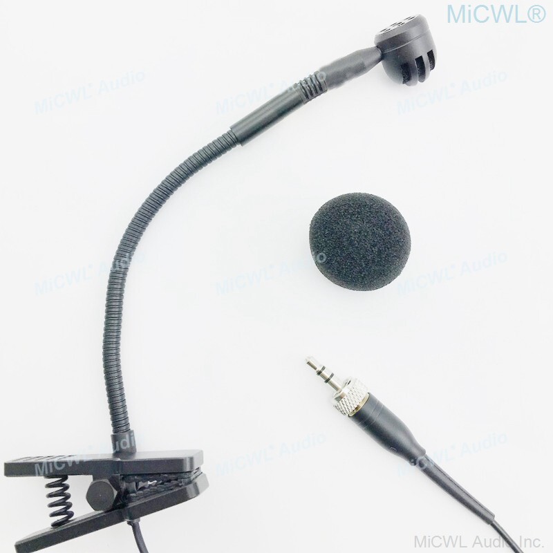 Cardioid Instrument Microphone For Sennheiser G1 G2 G3 G4 Beta98 Clip-On Mics