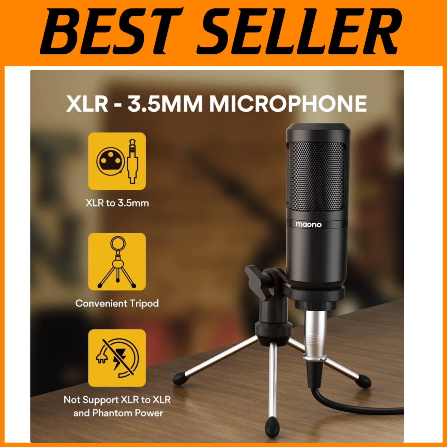 Audio Mixer & Microphone Set for Content Creation