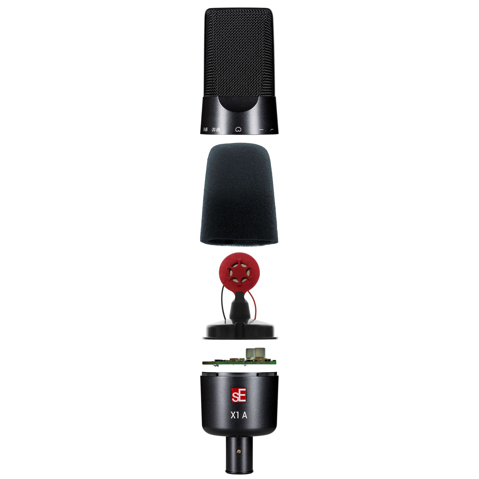 sE Electronics X1 Series Condenser Microphone and Clip