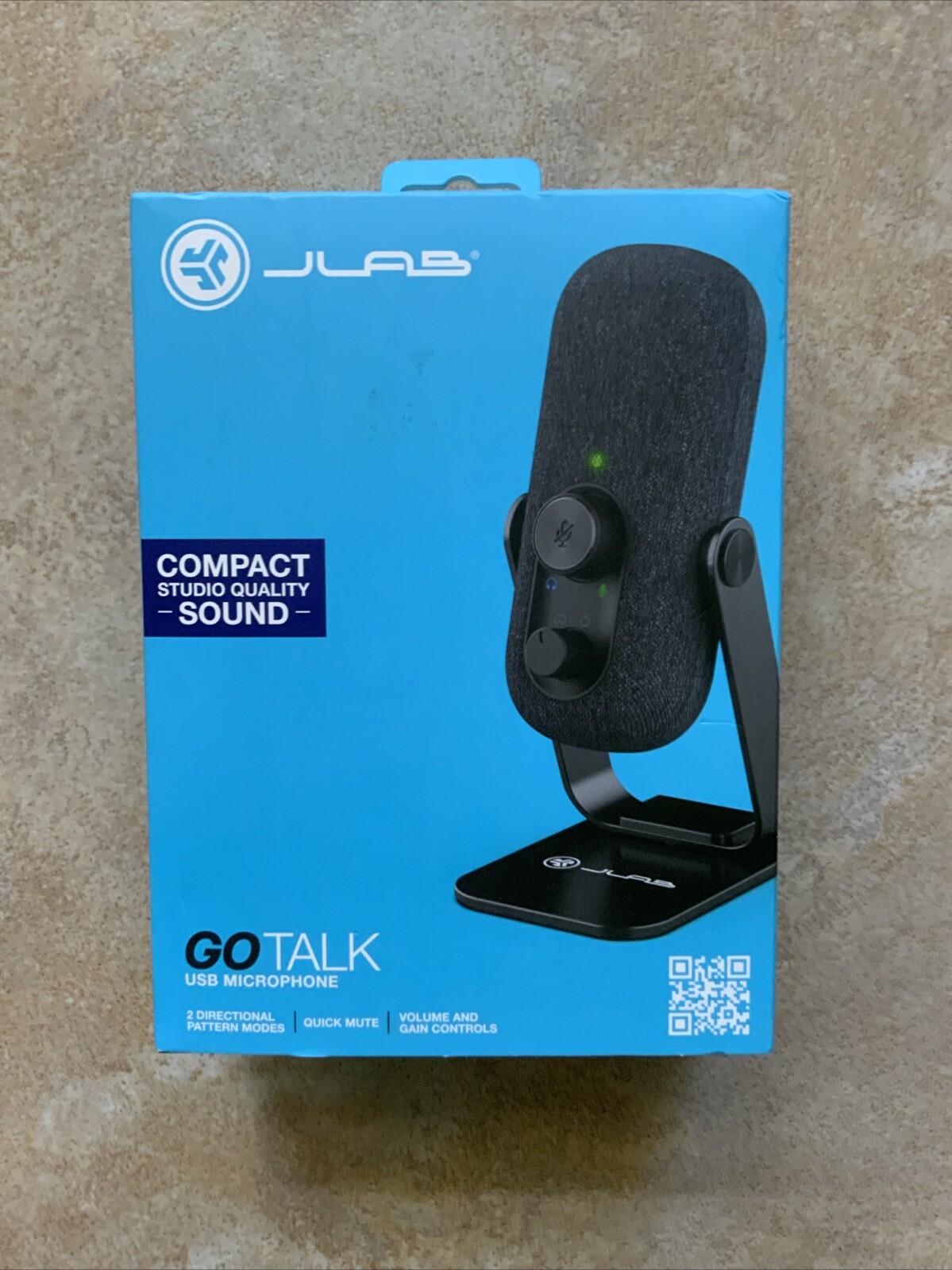 JLab Go Talk USB Desktop Microphone – 2 Directional Pattern Modes