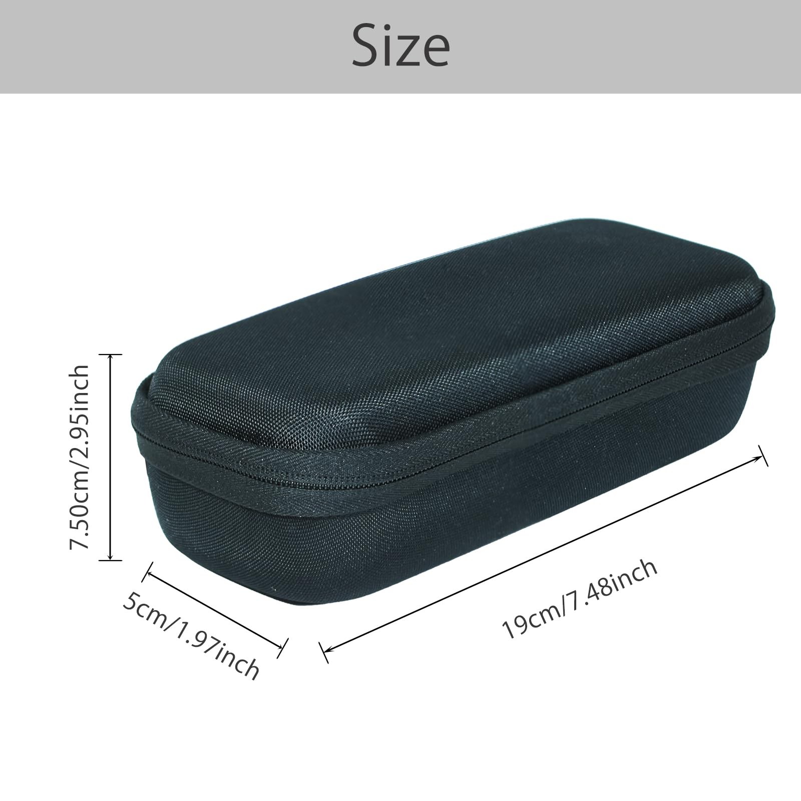 Case Compatible with RODE Wireless GO Gen 3 III/II Compact Mic Black Only Case