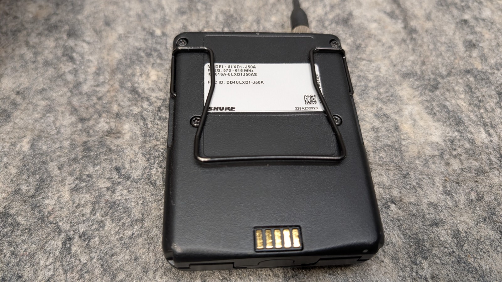 Shure ULXD1 J50A 572-616 MHz Digital Bodypack Transmitter w/ Antenna 🔥Works🔥