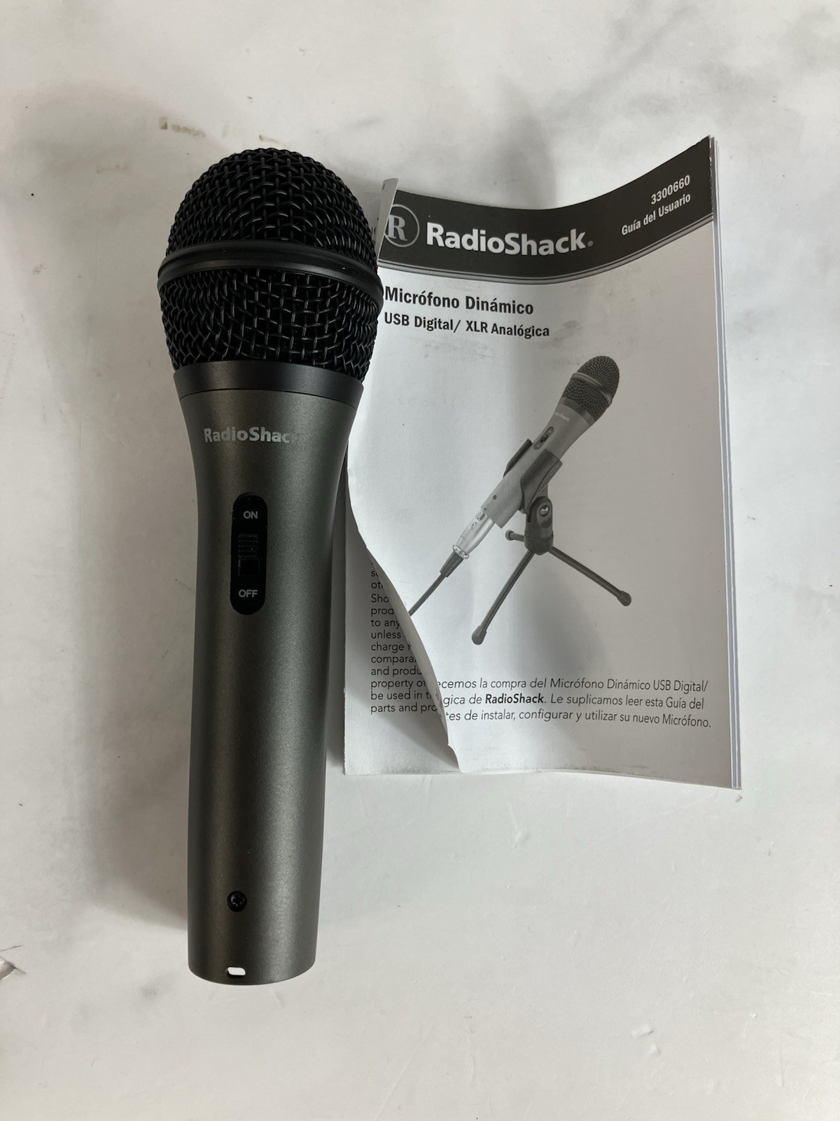 Radioshack USB Digital XLR Analog Dynamic Microphone 3300660
