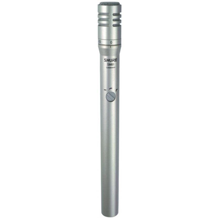 Shure SM81-LC Cardioid Condenser Instrument Microphone for Guitar Piano and