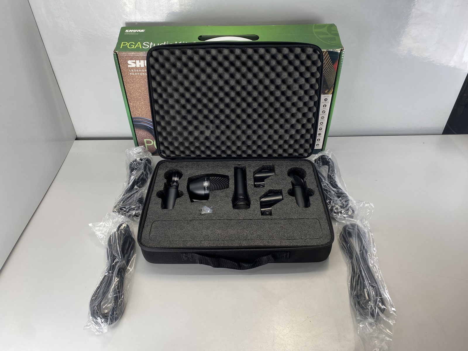Shure PGA StudioKit4 4-Piece Studio Microphone Pack- Black