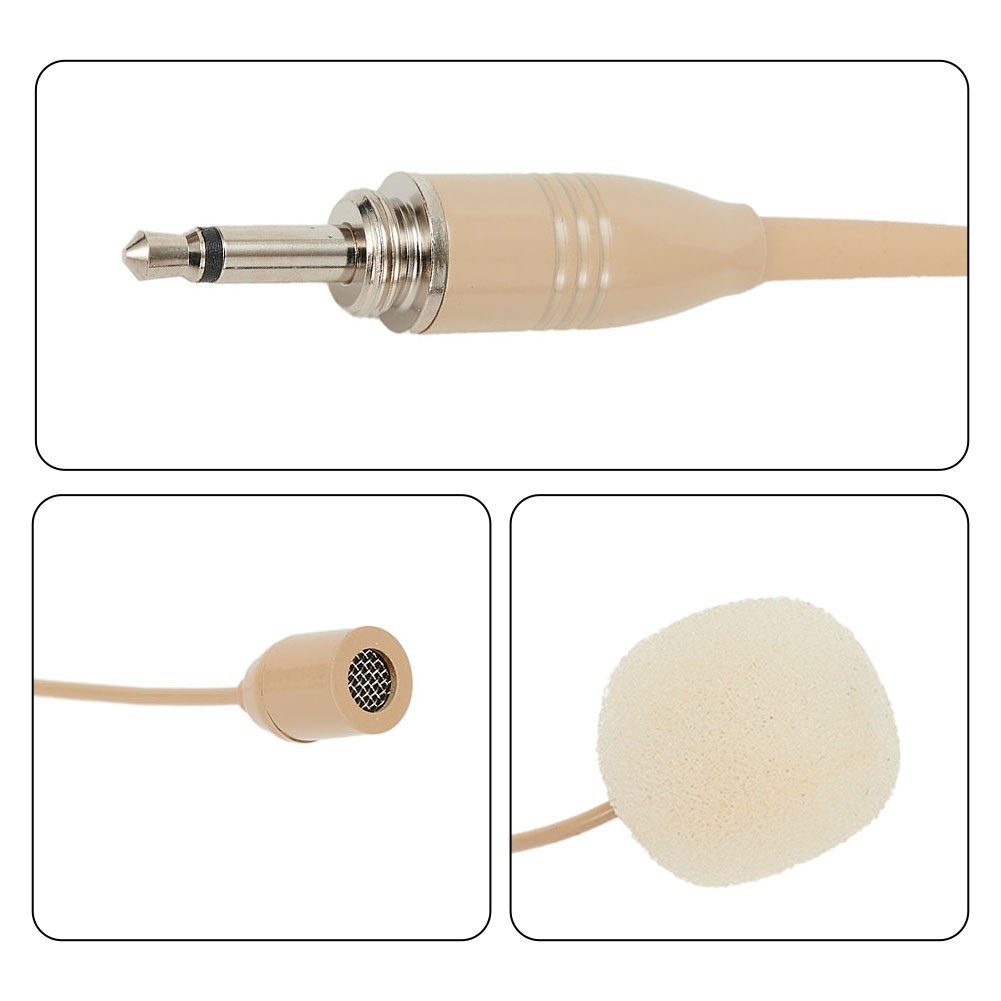Top Sensitivity Headset Microphone Single-ear XLR 3 Pin 3.5mm Accessory
