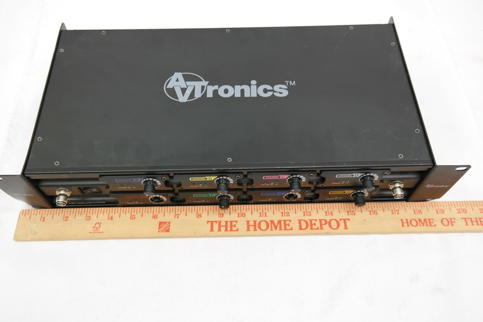 AVTronics 8 Microphone Wireless Systems UHF Frequencies UNIT ONLY JH