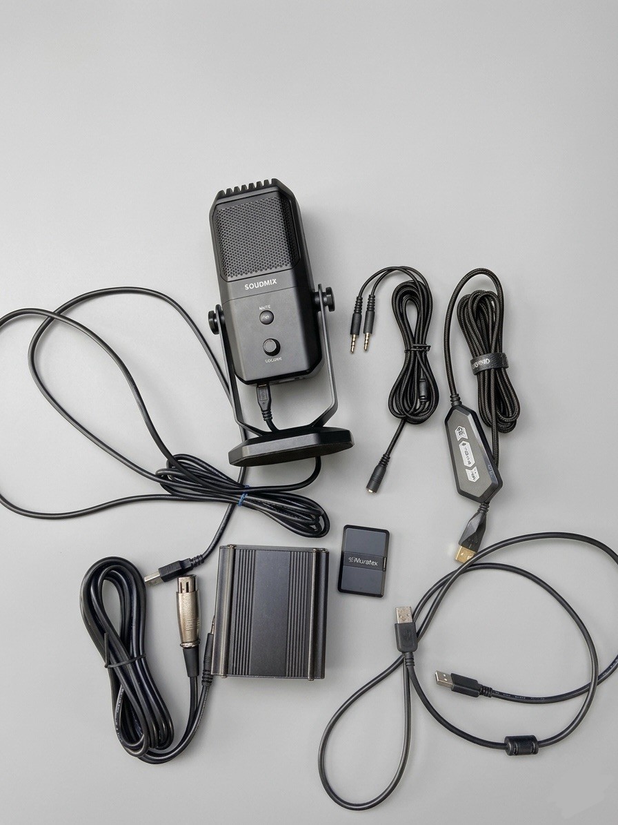 SOUMIX Condenser Microphone Kit USB XLR Music Production Setup Bundle,music gear