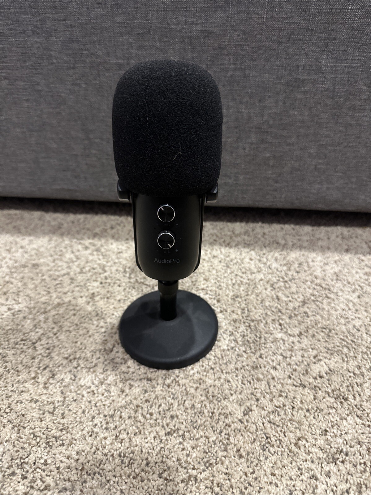 Audiopro USB microphone, red, use for pc, ps4/ps5, laptop, phone, gaming
