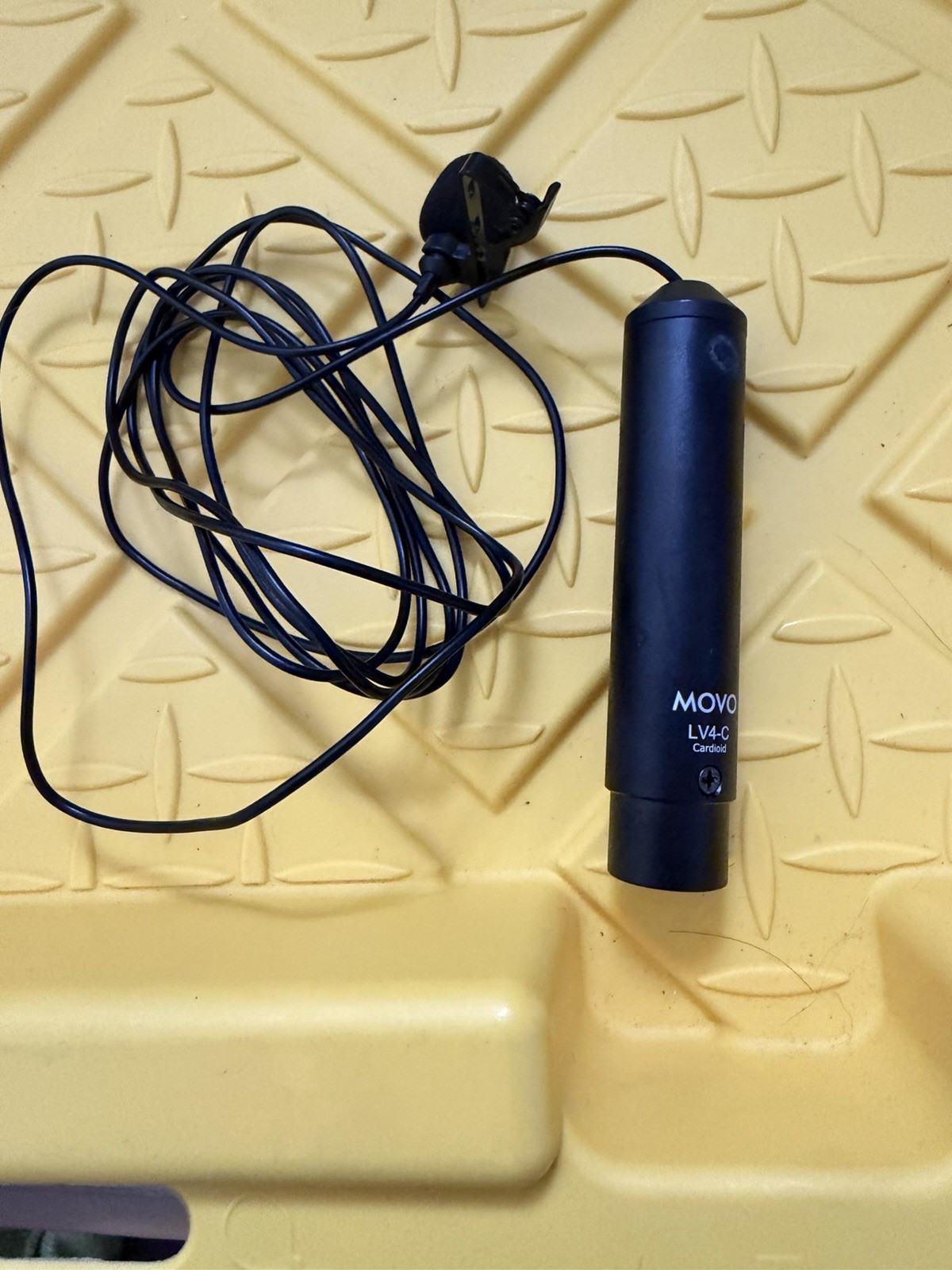 Movo LV4-C Cardioid Lavalier Microphone Lapel Mic Video Camera LV4C LV-4 U279806