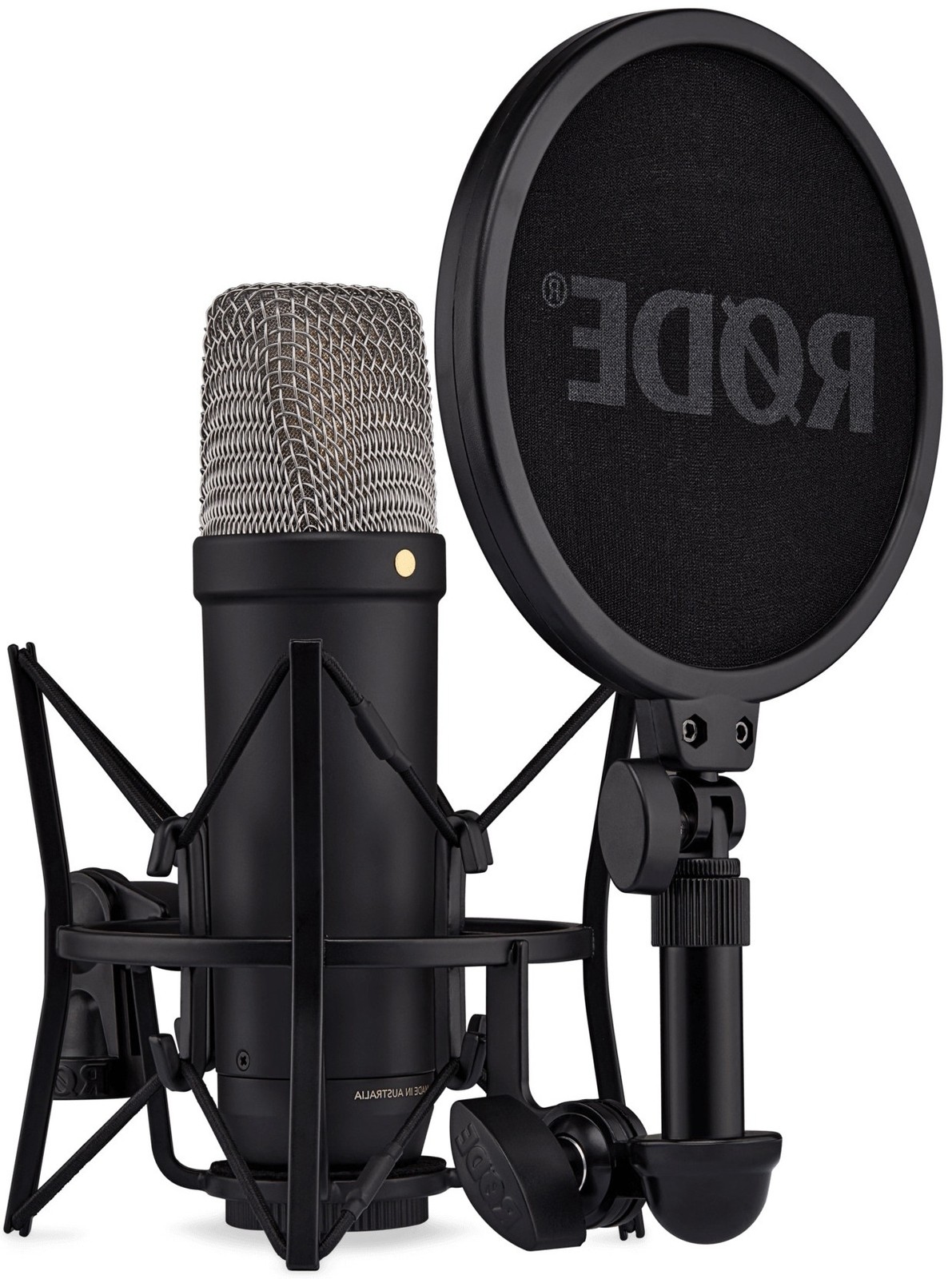 Rode NT1 5th Generation Condenser Microphone, Shock Mount, Black