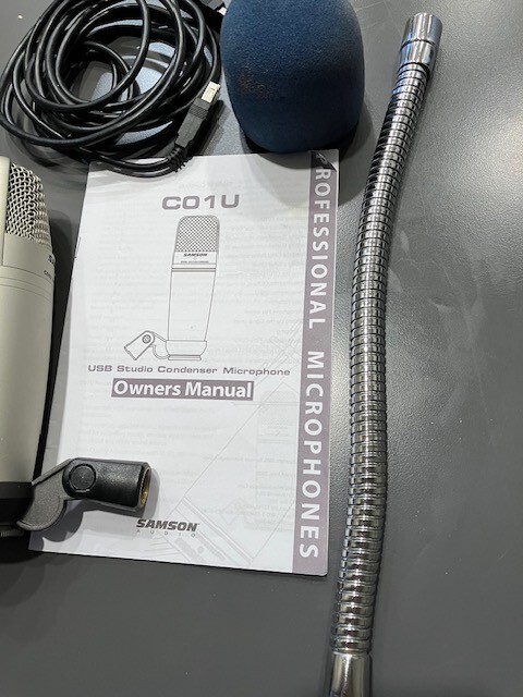 Samson C01U – USB Studio Condenser Microphone Condenser Cable Consumer…