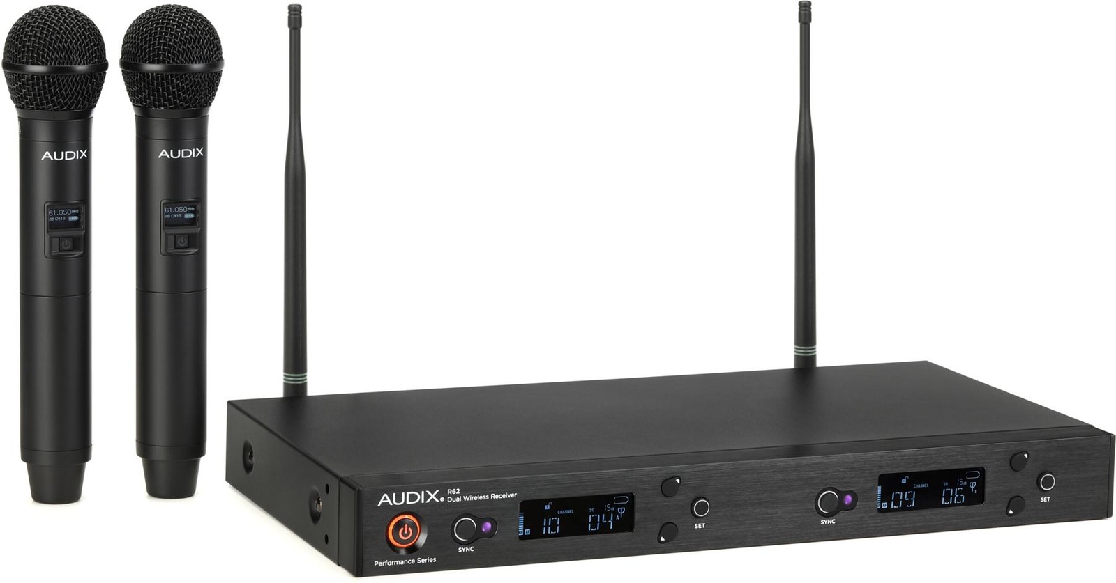 Audix AP62 OM2 Dual Handheld Wireless Microphone System