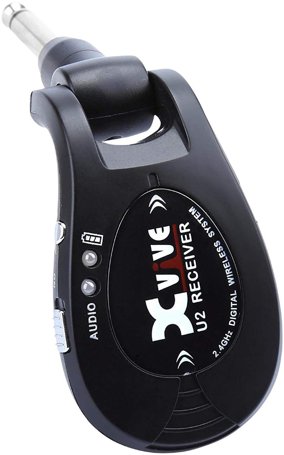 Xvive U2 Wireless System Electric Guitar Live Stage Transmitter Receiver Black