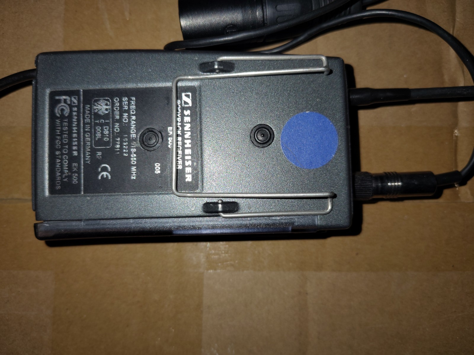 Sennheiser EW500 Transmitter/Receiver Set SK500/EK500