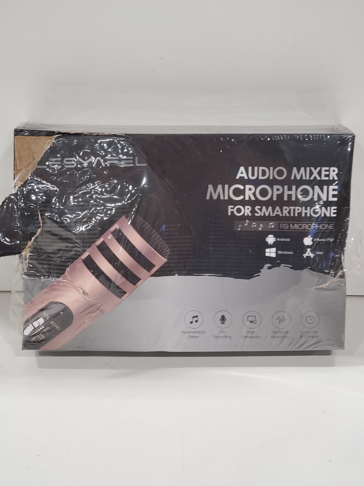 LesyAfel Audio Mixer Microphone For Smartphone