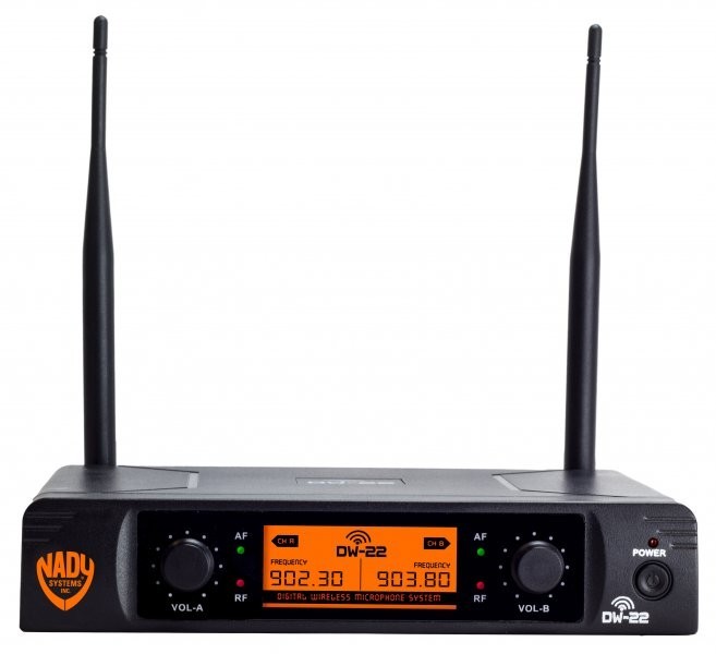 Nady DW-22 HTHT Dual Wireless Handheld Microphone System – Fixed UHF frequency