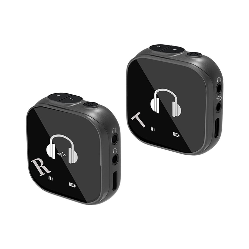 Wireless in-Ear Monitor System 5.8GHz IEM System Transmitter Receiver Black E0E1