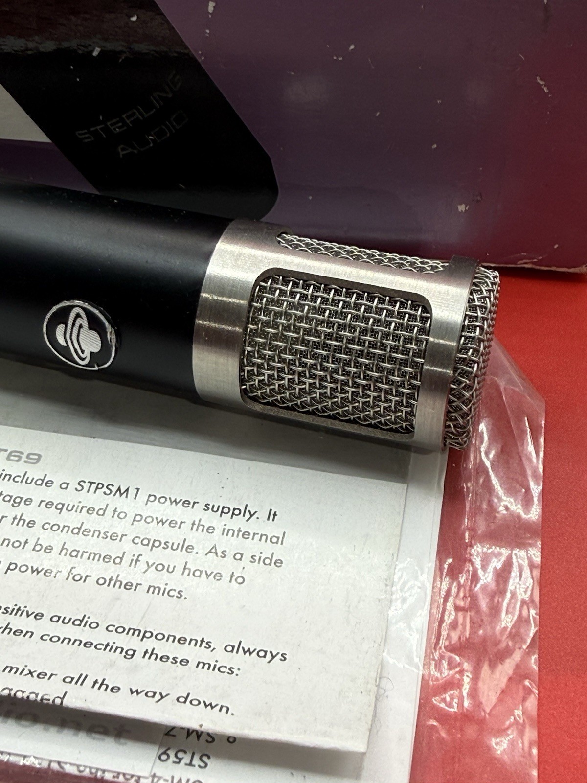 Sterling Audio ST31 Microphone Small Diaphragm FET Condenser Mic J3