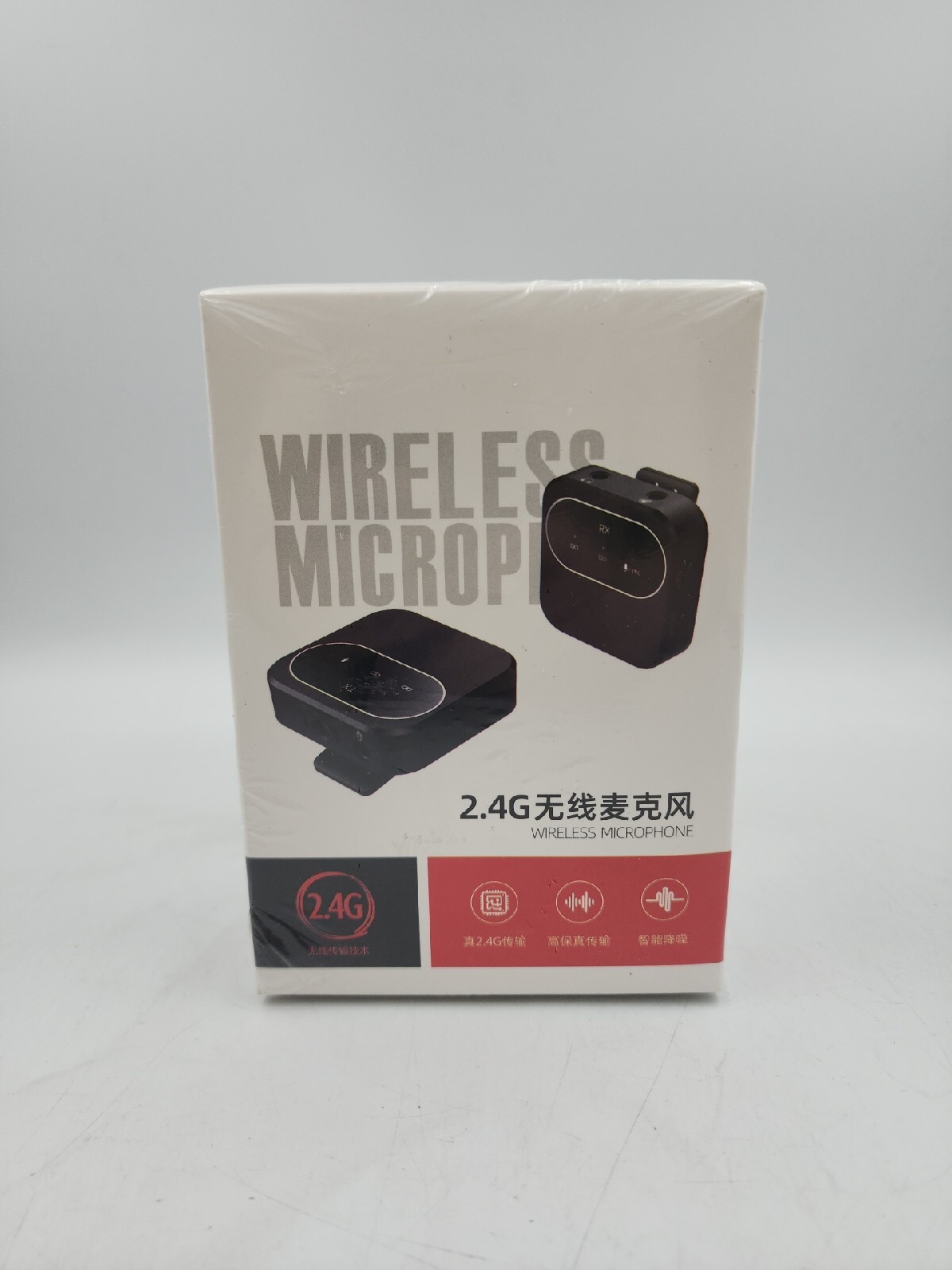 UURIG 2.4G Wireless Microphone System Rechargeable Transmitter Receiver