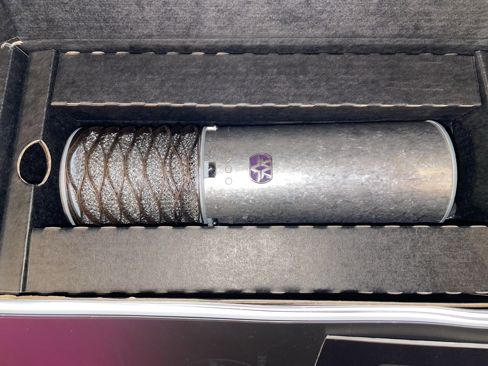 Aston Spirit Large Diaphragm Condenser Microphone, Multi-Pattern, Silver, w/ Box