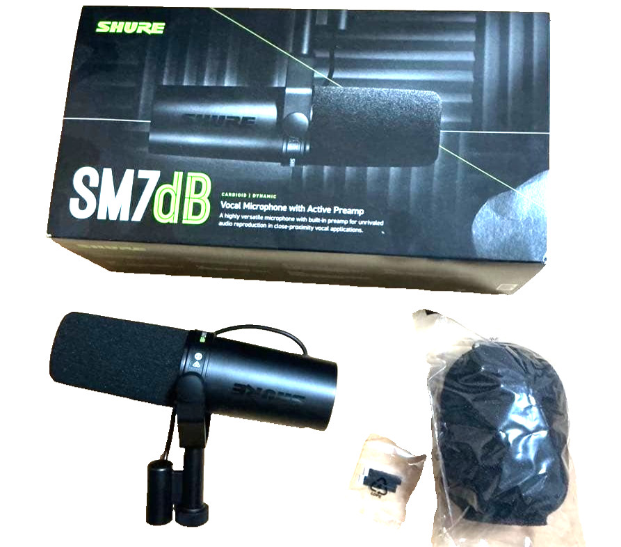 SHURE SM7DB Vocal Dynamic Microphone Free Shipping From Japan