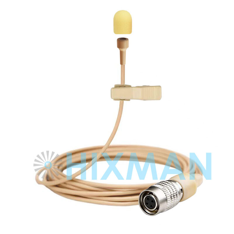 HIXMAN LB6 Omni Lavalier Laple Lav Mic For Audio Technica Transmitter cW-style