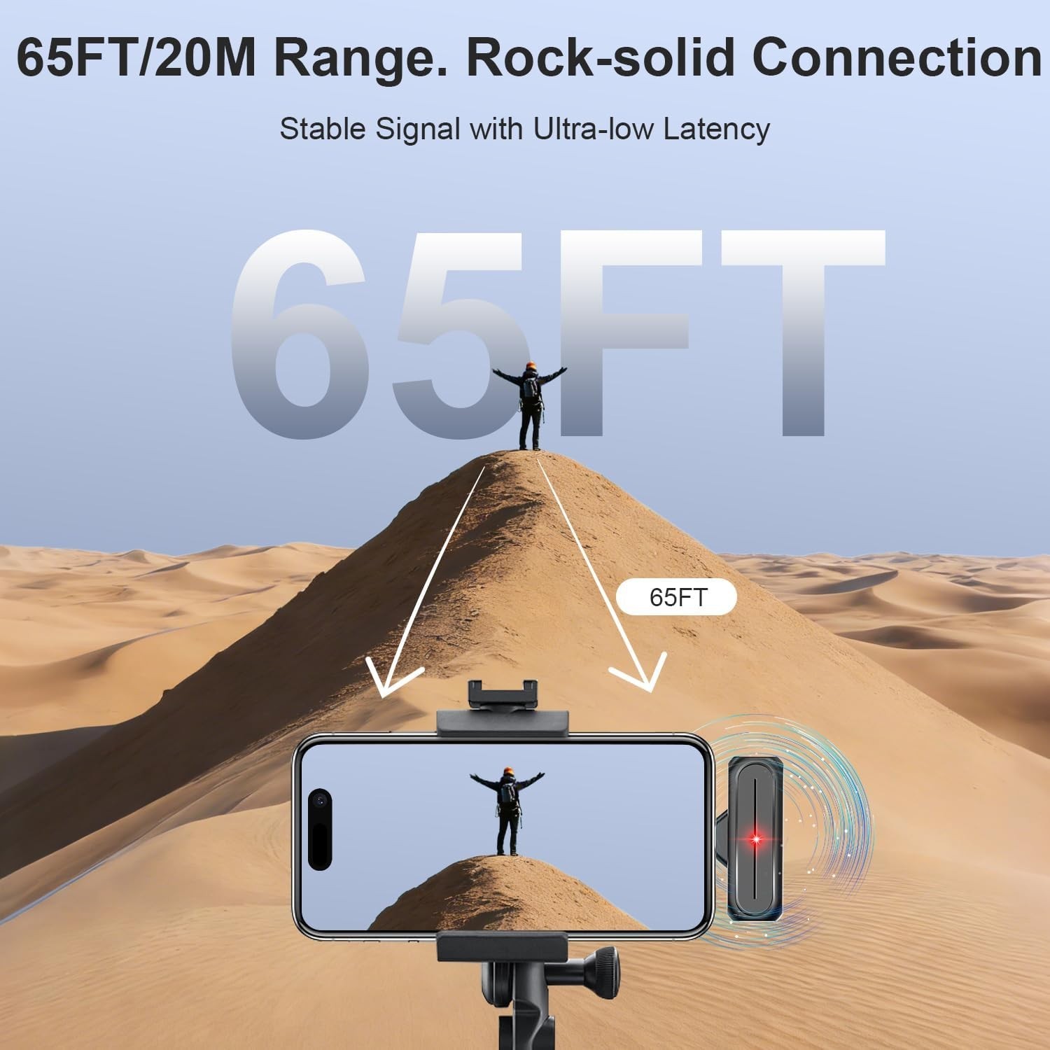 Dual Wireless Mini Lavalier Microphones with Charging Case – 6 Hour Battery Life