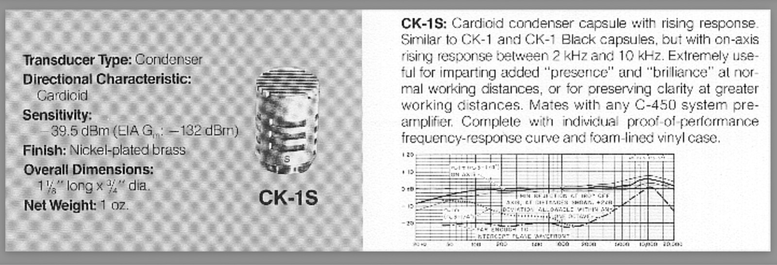 AKG C451 E Modular Diaphragm Condenser Microphone CK1 S Cardioid Studio Mike