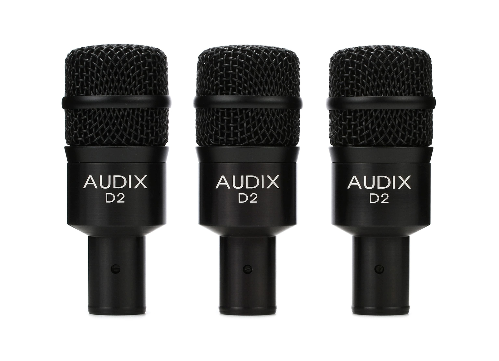 Audix D2 Trio Dynamic Microphone 3-pack for Kick Drums, Toms, and Bass Instru…