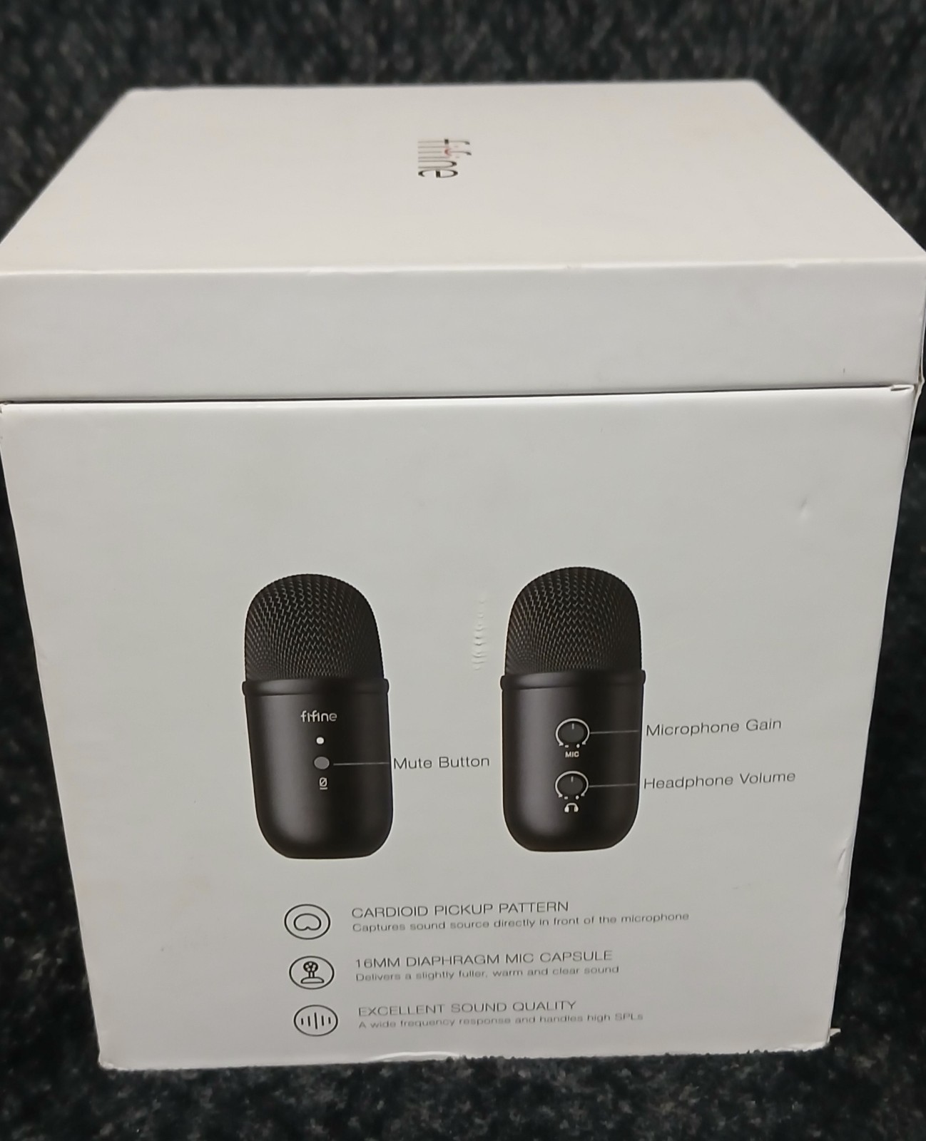 Fifine K678 USB Podcast Microphone 48k Hz resolution