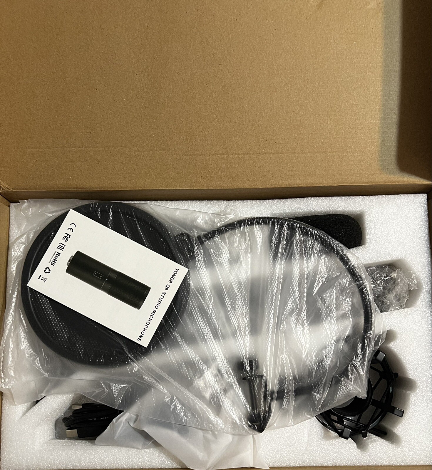 Tonor Q9 USB Studio Condenser Microphone Kit New Open Box / AB