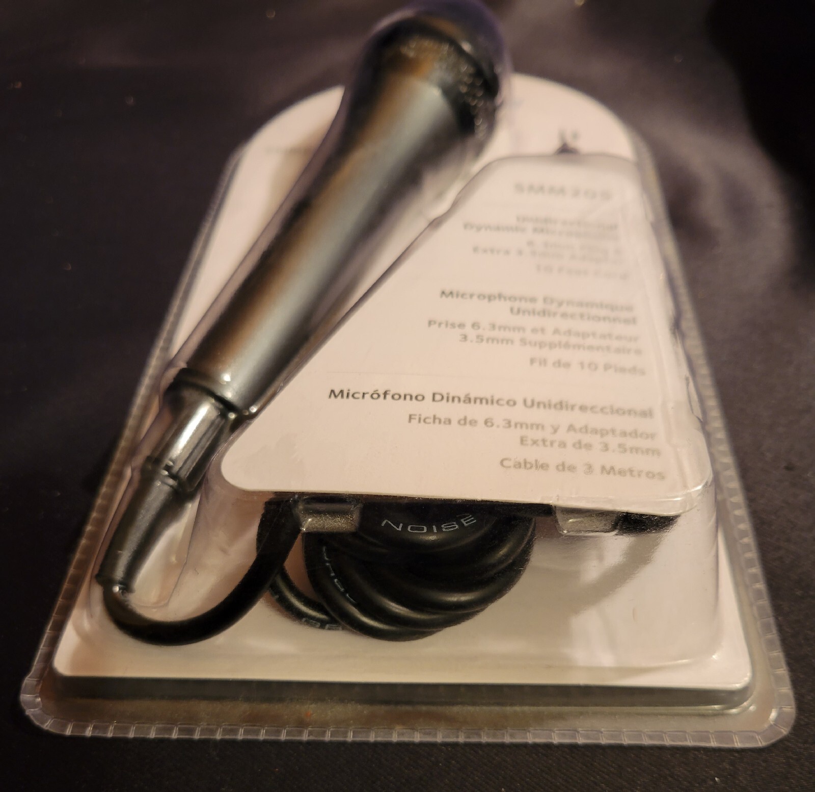 The Singing Machine SMM205 Dynamic Professional Microphone “NEW”