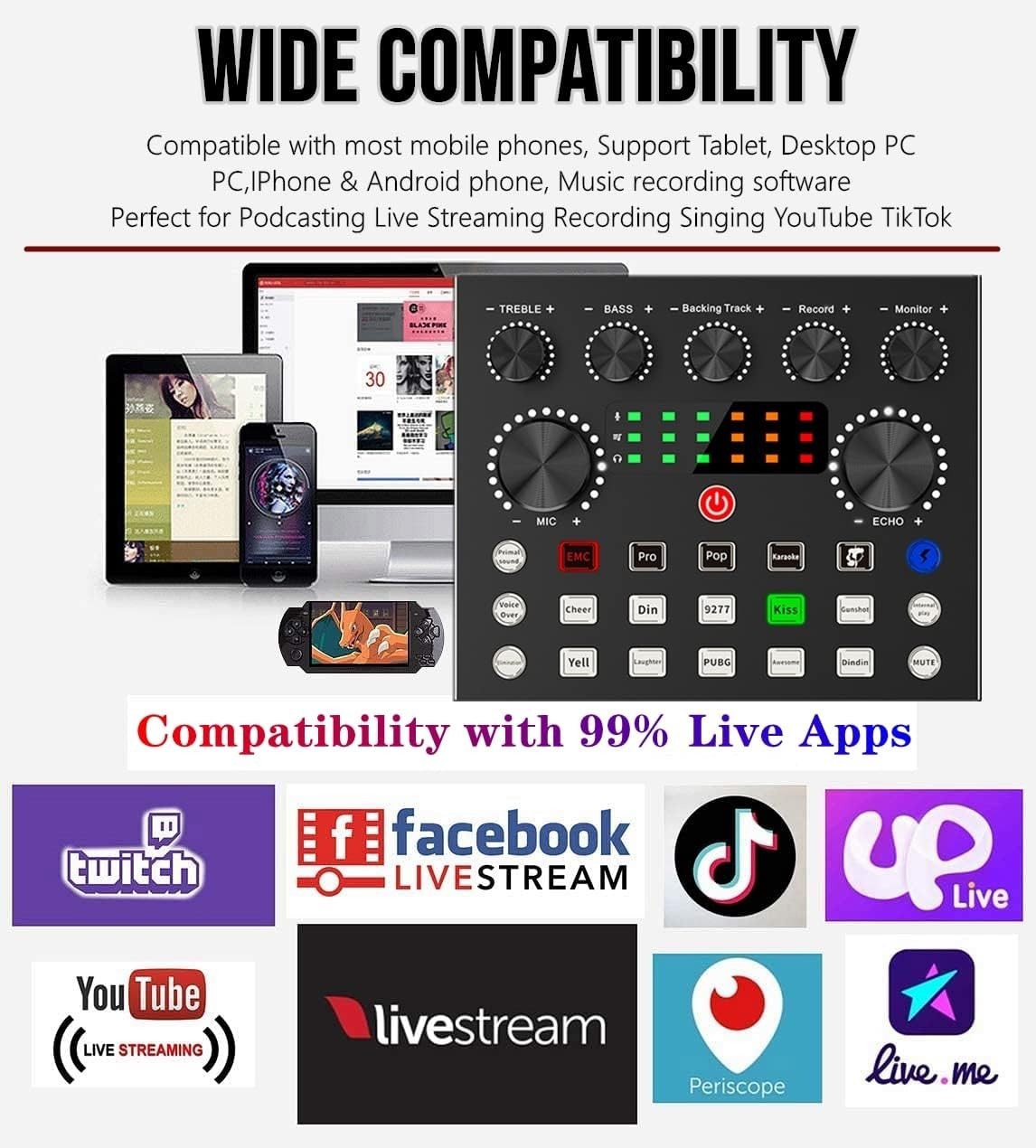 Professional Podcast Equipment Bundle with Voice Changer