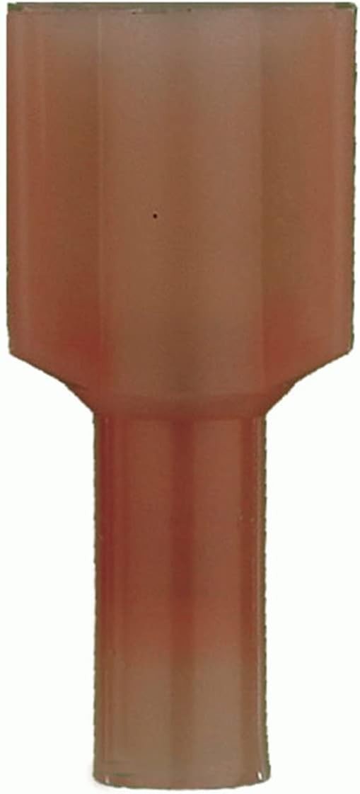 3M 22-18 AWG Red Nylon Male Quick Disconnect .250″ Terminal 100 Pack