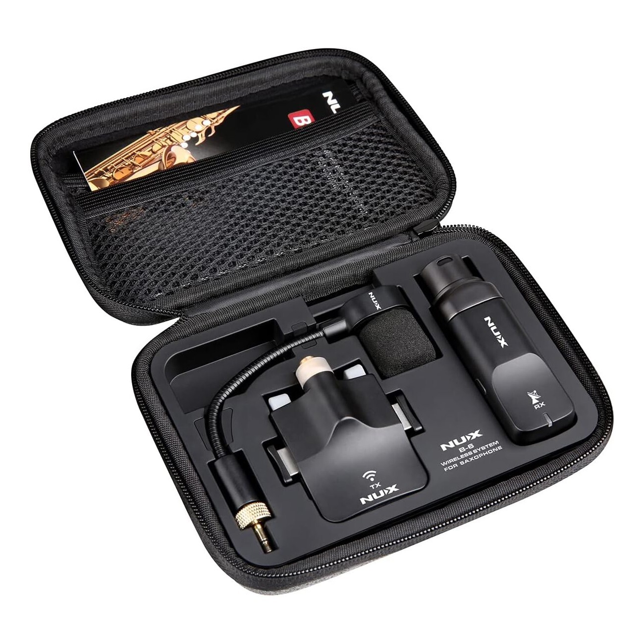 NuX B-6 – 2.4 GHz Wireless System for Saxophone