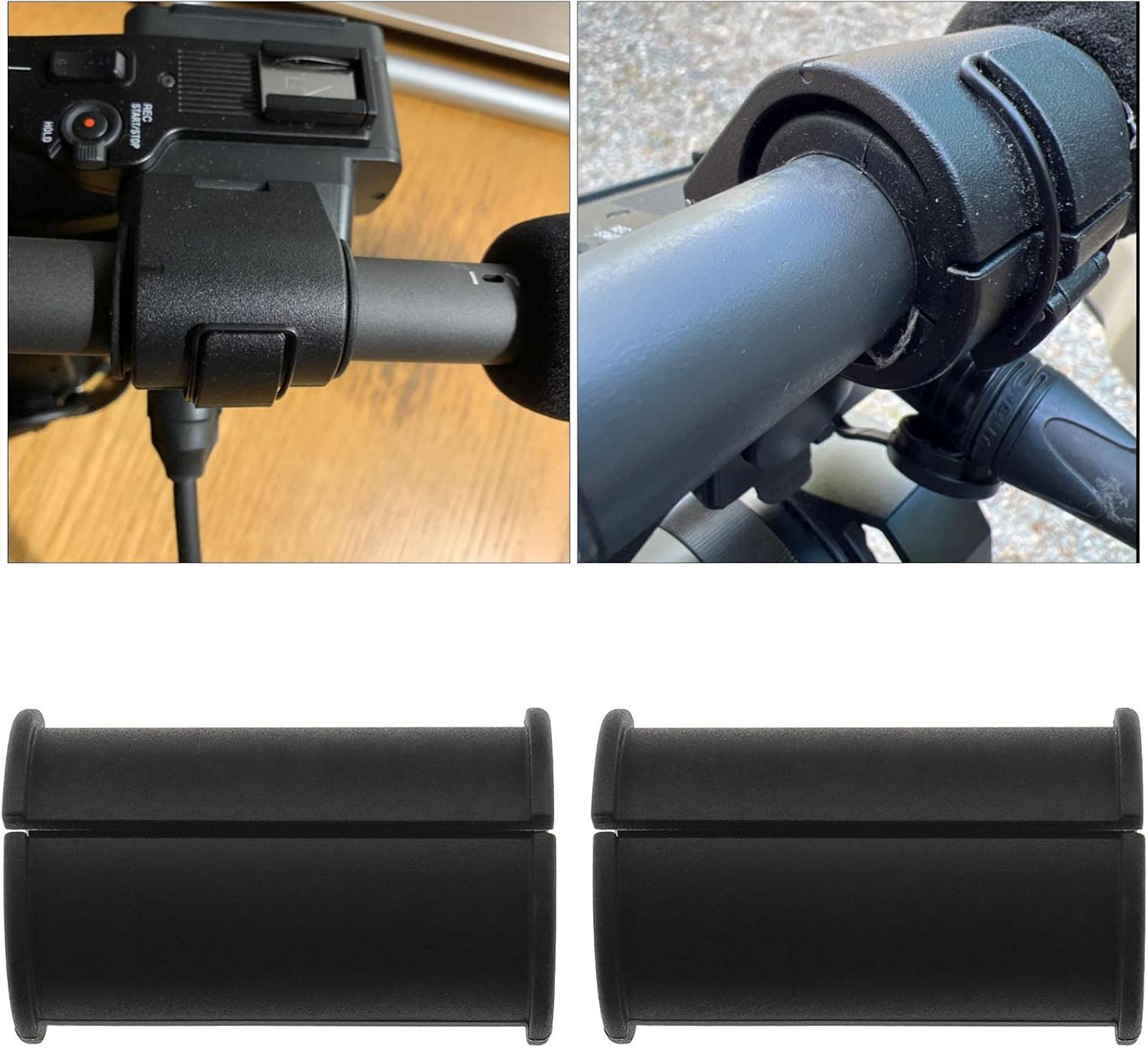 4Pcs Microphone Shock Mount Rubber Sleeves Replacement Gasket Microphone Stand