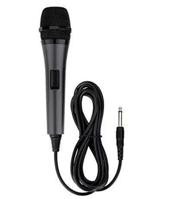 Singing Machine SMM-205 Unidirectional Dynamic Microphone with 10 Ft.
