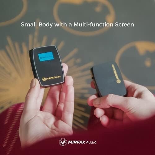 MIRFAK DUAL Channel Compact Wireless Mic system WE10 PRO