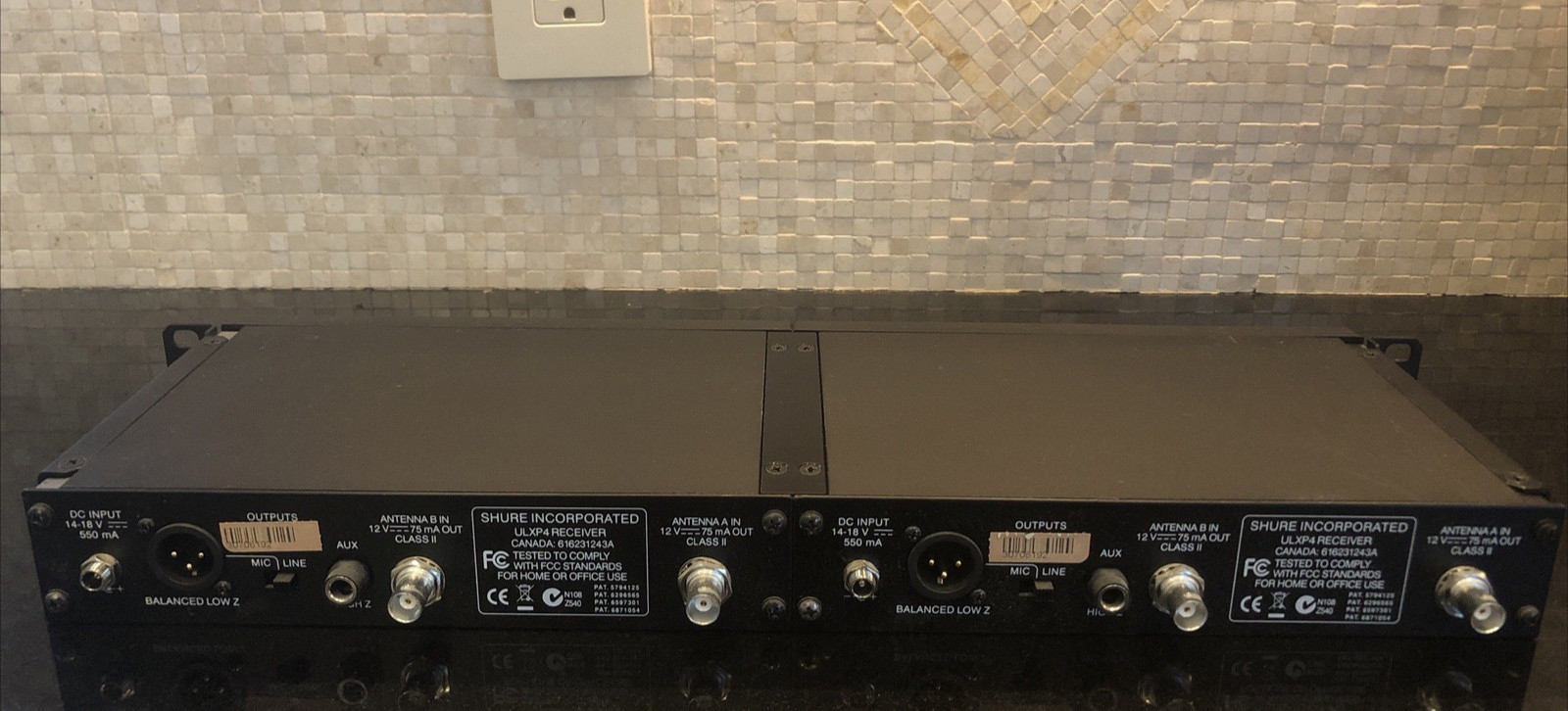 Shure ULXP4 Wireless Receiver – 1 Pair Available- Perfect Working Condition
