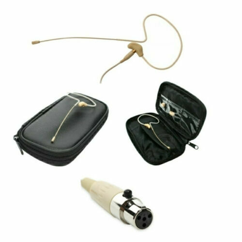OSP HS-09 Tan Pro Earset Headset Mic for Shure Wireless Bodypack System