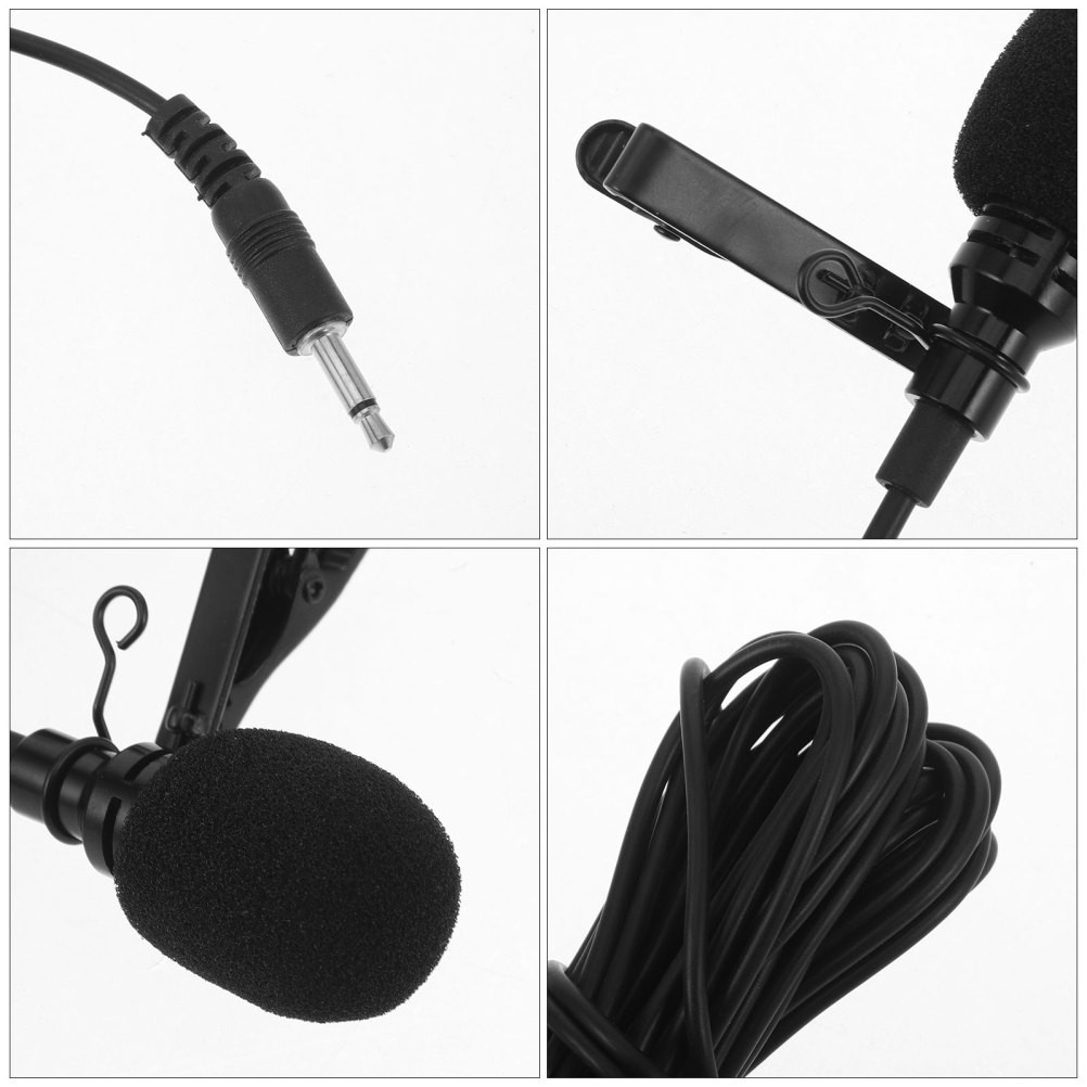 Wired Clip-on Saxophone Microphone Metal Rubber Durable Instrument Mic System