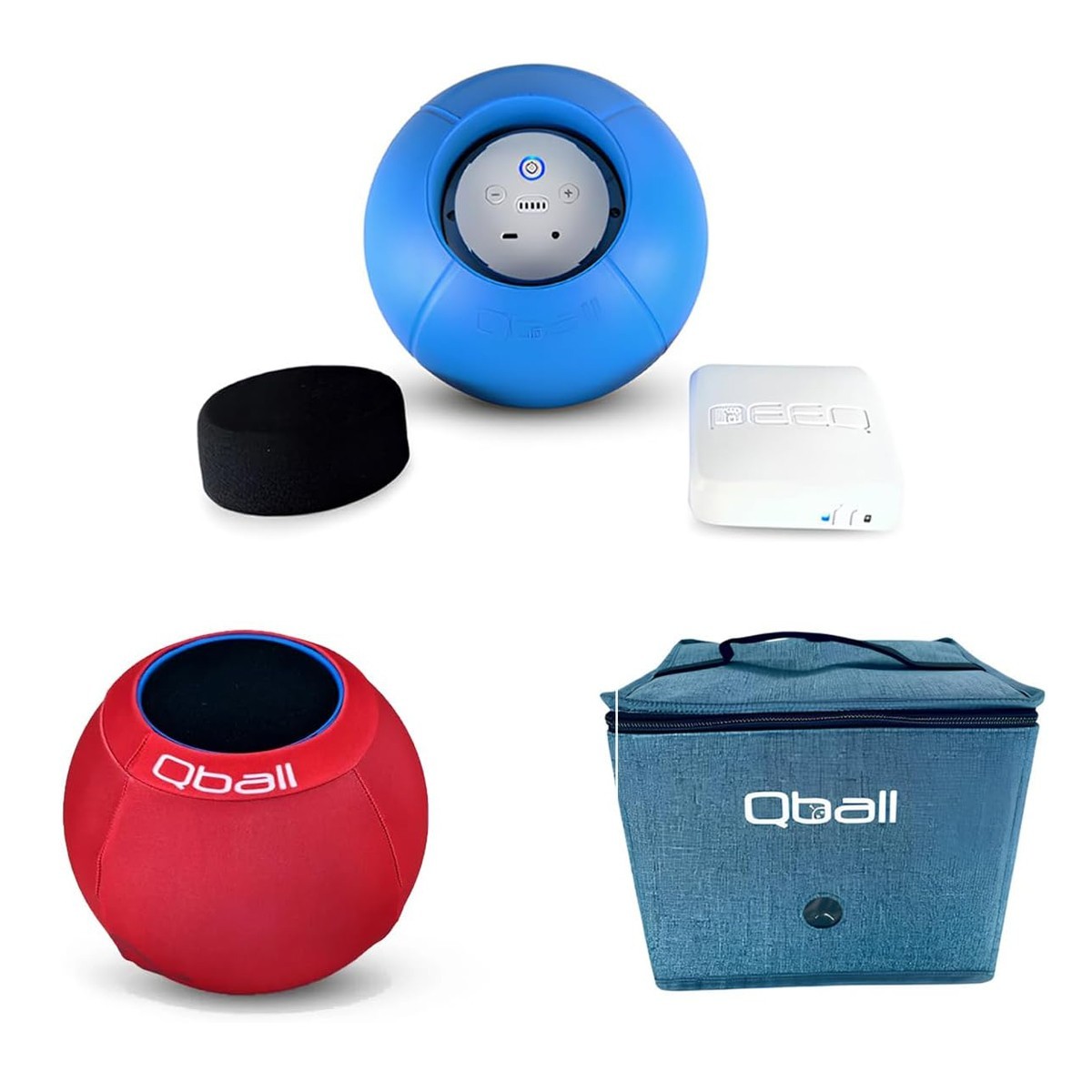 Qball Pro Throwable Wireless Microphone System w/ Cover and UVC Storage Bag