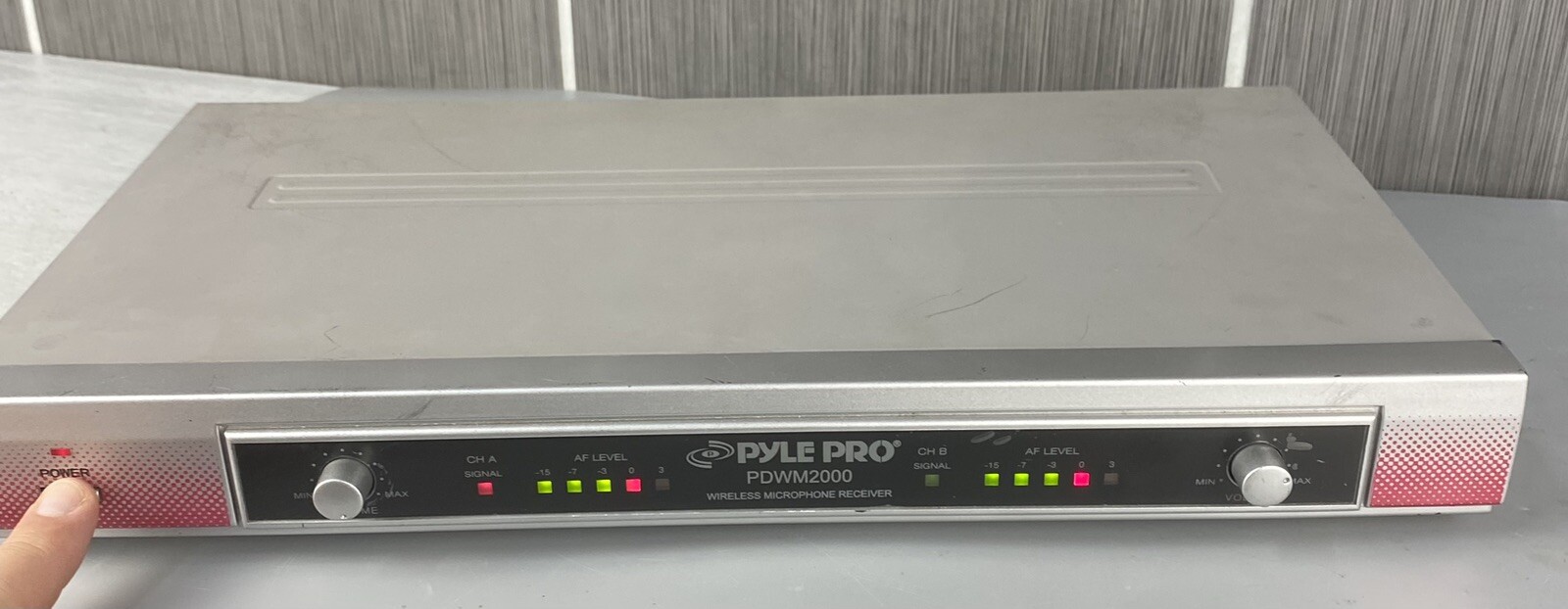 Pyle Pro PDWM2000 Wireless Microphone Receiver Microphone Is Not Included.