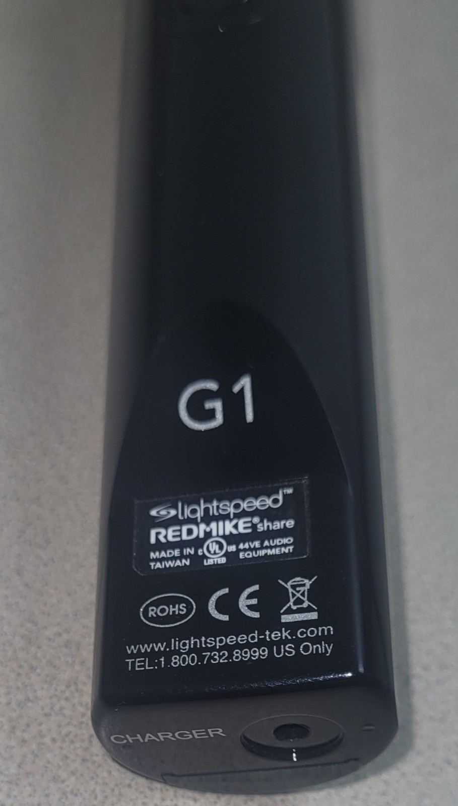 LIGHTSPEED REDMIKE SHARE CONDENSOR MICROPHONE Only