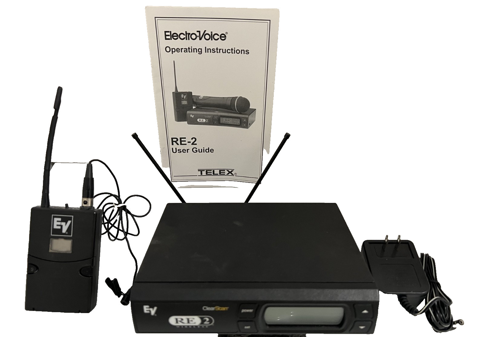 Electrovoice RE-2 Wireless Microophone System (lapel)/Case