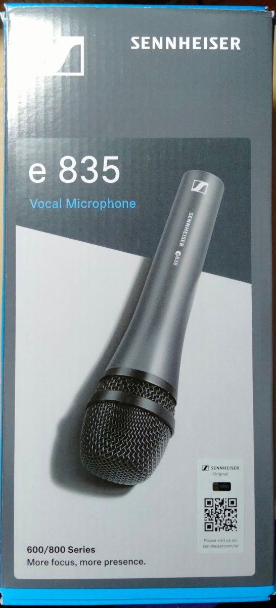 Sennheiser e 835 Dynamic Vocal Microphone Gray Pro Audio Used